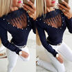 Meihuid Women Fashion Lace T Shirt Long Sleeve Patchwork Slim Blouse Ladies Casual Tops meihuid kopen in de aanbieding Meihuid Women Fashion Lace T Shirt Long Sleeve Patchwork Slim Blouse Ladies Casual Tops meihuid kopen in de aanbieding