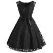 Gbtiger V Neck Belted Lace Overlay Dress gbtiger kopen in de aanbieding