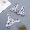 Bikini de playa de verano para mujer del Reino Unido Juego de baño de piscina para mujer 2 piezas traje de baño de vacacione