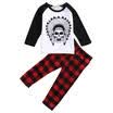 AU Newborn Kids Baby Boys Girls Lindos Tops Romper Pantalones largos Trajes de tela de algodón