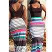 Meihuid Us Seller Sexy Women Boho Summer Evening Party Striped Long Dress Beach Dresses meihuid kopen in de aanbieding Meihuid Us Seller Sexy Women Boho Summer Evening Party Striped Long Dress Beach Dresses meihuid kopen in de aanbieding