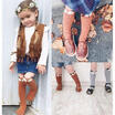 Duopindun Us Stock Socks For Baby Girls Kids Toddler Fox Cotton Knee High Hosiery duopindun kopen in de aanbieding