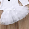 Canis Uk Kids Baby Girl Long Sleeve Top T Shirt Lace Tutu Skirt Outfits Set Clothes canis kopen in de aanbieding