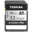 Toshiba TOSHIBA 32GB R95M S-W75M S SDHC Class10 UHS-I U3 extreme speed memory card support 4K HD