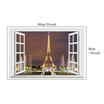 Duopindun 3D Window Paris Eiffel Tower Diy Wall Sticker Art Vinyl Decal Mural Home Decor duopindun kopen in de aanbieding Duopindun 3D Window Paris Eiffel Tower Diy Wall Sticker Art Vinyl Decal Mural Home Decor duopindun kopen in de aanbieding