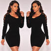 Duopindun Fashion Women Long Sleeve Bodycon Casual Party Evening Cocktail Mini Dress duopindun kopen in de aanbieding Duopindun Fashion Women Long Sleeve Bodycon Casual Party Evening Cocktail Mini Dress duopindun kopen in de aanbieding