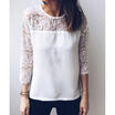 Duopindun Fashion Womens Ladies Summer Lace Loose Tops Long Sleeve Blouse Shirts New duopindun kopen in de aanbieding Duopindun Fashion Womens Ladies Summer Lace Loose Tops Long Sleeve Blouse Shirts New duopindun kopen in de aanbieding