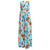 Gbtiger Sexy Strapless Floral Print Pleated Slim Women Dress gbtiger kopen in de aanbieding