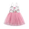 Vestido de encaje de fiesta para niña pequeña de Baby Boy Vestidos de fiesta de dama de honor