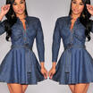 Duopindun Lady Women Long Sleeve Slim Casual Denim Jeans Party Mini Shirt Dress 6 18 duopindun kopen in de aanbieding Duopindun Lady Women Long Sleeve Slim Casual Denim Jeans Party Mini Shirt Dress 6 18 duopindun kopen in de aanbieding