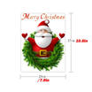Canis Christmas 3D Wall Sticker White Santa Claus Vinyl Art Xmas Window Decor canis kopen in de aanbieding