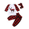Meihuid Au Christmas Newborn Baby Boy Girl Deer Plaid Tops Bow Pants 3Pcs Outfit Clothes meihuid kopen in de aanbieding Meihuid Au Christmas Newborn Baby Boy Girl Deer Plaid Tops Bow Pants 3Pcs Outfit Clothes meihuid kopen in de aanbieding