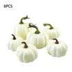6pcs Simulation Small Pumpkin Foam Mini 55CM Halloween Party Garden Decoration