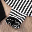 Meihuid 3Pcs Newborn Baby Girls Boys Romper Leg Warmer Outfits Playsuit Striped Clothes meihuid kopen in de aanbieding