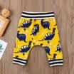 Niños pequeños Bebé Niño Niña Linda Dinosaurios Pantalones largos Leggings Pantalones Bottoms