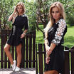 Meihuid Summer Womens Sexy Lace Floral Casual Short Party Evening Cocktail Mini Dress meihuid kopen in de aanbieding