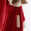Deer Kids Bebé Niñas Fleece Cape Capa con capucha Capa Chaqueta Prendas de abrigo Ropa de Navidad