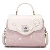 JUST STAR JUST STAR female bag fashion hit color shoulder Messenger bag female Korean version of the small side of the package hand bag wallet JS254 cherry powder