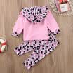 UK Stock 2pcs Cute Mermaid Clothes Newborn Baby Girl Hooded TopLeggings Outfits