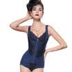 Zi Yan Li children conjoined body sculpting clothing chest chest abdomen hip hip body postpartum weight loss triangle body underwear female LT139 luxury treasure blue L