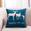 Yi Er Man home pillow pillow pillow office sofa cushions pillow car waist pillow cushion including core three deer