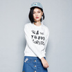 Joy Collection Semir Lady Sleeve Graffiti Letter Print T Shirt Korean Version 19316160215 joy collection kopen in de aanbieding Joy Collection Semir Lady Sleeve Graffiti Letter Print T Shirt Korean Version 19316160215 joy collection kopen in de aanbieding