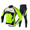 Mai Senlan MYSENLAN M02045 spring&summer long-sleeved riding suit suit men&39s jacket trousers mountain self-cycling king - fluorescent green M