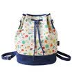 Flower princess spring miss bucket canvas bag original shoulder bag shoulder Messenger bag 1503BX001 blue