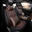 Chi Qin special car seat full leather four seasons universal all-inclusive dedicated to the Magotan Passat Camry sagitar&other models diamond-black coffee