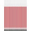 Effective deli A702 full needle 05mm red pen pen pen pen pen for the core 20 loaded