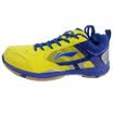 Li Ning LI-NING Badminton Shoes Men&39s Shoes Sports Shoes Yellow Blue Silver AYZK039-3 44