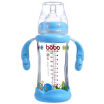 Joy Collection Bobo Gold Color Series Glass Bottle Wide Caliber Straw With Handle 240Ml Blue Ilp550 joy collection kopen in de aanbieding Joy Collection Bobo Gold Color Series Glass Bottle Wide Caliber Straw With Handle 240Ml Blue Ilp550 joy collection kopen in de aanbieding