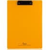 Wide GuangBo high-quality A4 thick PP writing board clip folder board Feizi orange A6383