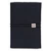 TRUECOLOR A5 Cuaderno de tela para empresas Bloc de notas Diario Copia blanda Guía Gel de regalo Conjunto de caja de regalo placa Negro ET003