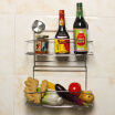 Joy Collection Jingdong Supermarket Guardian Kitchen Bathroom Sucker Stainless Steel Pendant Free Drilling Double Shelves Storage Basket joy collection kopen in de aanbieding Joy Collection Jingdong Supermarket Guardian Kitchen Bathroom Sucker Stainless Steel Pendant Free Drilling Double Shelves Storage Basket joy collection kopen in de aanbieding