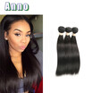 Anno Hair Company Peruvian Virgin Straight 3 Bundles 7A Human Weave anno kopen in de aanbieding