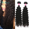 Ms Luna Hair Peruvian Deep Wave Virgin 100 Human Weave 3 Bundle Cheap Curly ms luna hair kopen in de aanbieding