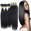 Perpetuum Shiny Goss Hair 3 Bundles Malaysian Straight With Closure Virgin 8A Cheap Human perpetuum shiny kopen in de aanbieding