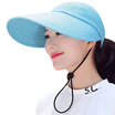 Joy Collection Lan Shiyu M0210 Empty Top Sun Hat Female Summer Big Outdoor Sunscreen Ride Can Be Folded Sky Blue joy collection kopen in de aanbieding Joy Collection Lan Shiyu M0210 Empty Top Sun Hat Female Summer Big Outdoor Sunscreen Ride Can Be Folded Sky Blue joy collection kopen in de aanbieding