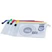 Dawn M & G ADM94508 A5 mesh zipper bag file bag information bag 12 loaded color random