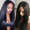 Platinum Grade 8A Glueless Full Lace Wigs Light Yaki Brazilian Virgin Hair Front Human Straight For Black Women platinum kopen in de aanbieding Platinum Grade 8A Glueless Full Lace Wigs Light Yaki Brazilian Virgin Hair Front Human Straight For Black Women platinum kopen in de aanbieding