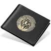 Seven Wolves Wallets Men&39s Business Short Wallet Business Casual Fashion Cross Piece 3A1764033-01 Black