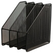 Joy Collection Miki Sunwood 1220 Triple File Box Basket Wire Mesh Black joy collection kopen in de aanbieding Joy Collection Miki Sunwood 1220 Triple File Box Basket Wire Mesh Black joy collection kopen in de aanbieding