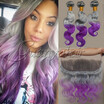 Guanyuhair 8A New Arrival 13X4 Lace Frontal Closure With 3 Bundles Body Wave Malaysian Virgin Human Hair Extensions Color Greypurple guanyuhair kopen in de aanbieding Guanyuhair 8A New Arrival 13X4 Lace Frontal Closure With 3 Bundles Body Wave Malaysian Virgin Human Hair Extensions Color Greypurple guanyuhair kopen in de aanbieding