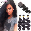 8A Grade Brazillian Body Wave With Closure Brazilian Hair Weave 3 Bundles Yyong New Arrival yyong kopen in de aanbieding 8A Grade Brazillian Body Wave With Closure Brazilian Hair Weave 3 Bundles Yyong New Arrival yyong kopen in de aanbieding