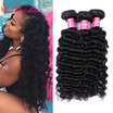 Iueenly Brazilian Virgin Hair Deep Wave 4 Bundles Mink Weave Cheap iueenly kopen in de aanbieding