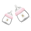 Joy Collection Snow Bear Glass Bottle Newborn Wide Bore Baby 100Ml Pink 09575 joy collection kopen in de aanbieding