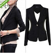 Canis Womens Long Sleeve Slim Business Leisure Lapel Blazer Suit Jacket Coat Outwear canis kopen in de aanbieding