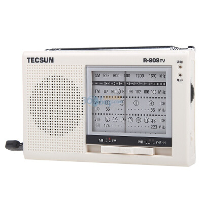 

Немецкий здравоохранения (TECSUN) R909TV AM FM-радио звук телевизора старый Semiconductor (черный)