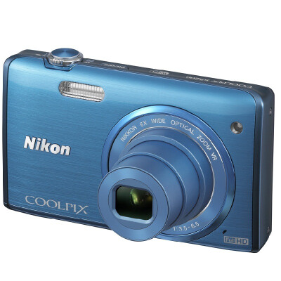 

Nikon COOLPIX S5200 Portable Digital Camera Red (16 миллионов пикселей CMOS 3-дюймовый экран 6-кратный оптический зум широкоугольный Wi-Fi шириной 26 мм)